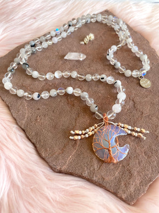 Cleansed by the Moon Mala
