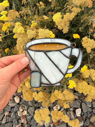 Suriel’s Tea Stained Glass Suncatcher