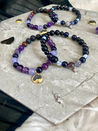 Night Court Gemstone Bracelet: Mountain