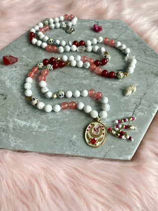Following the Flame Mala Necklace