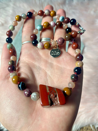 Anchored in the Present Moment Short Necklace