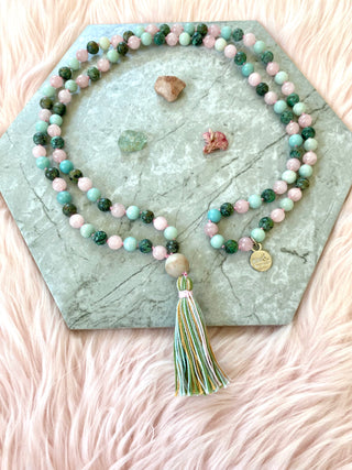 Nurturing the Garden of the Heart Mala Necklace