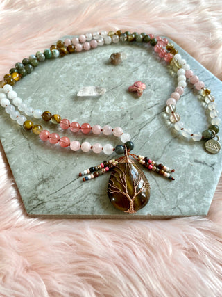 Wisdom Within Mala Necklace