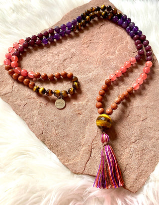 Sunset Embers Mala