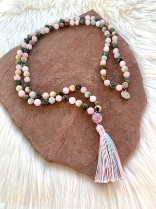 Evolution of the Heart Mala Necklace