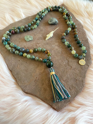 Introspective Evolution Mala Necklace