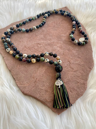 Aspen Eclipse Mala Necklace