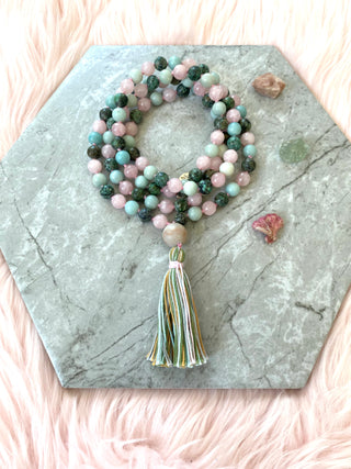 Nurturing the Garden of the Heart Mala Necklace