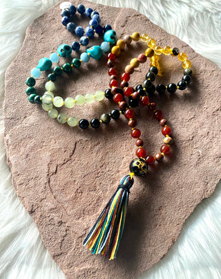 Five of Cups - Mala Necklace