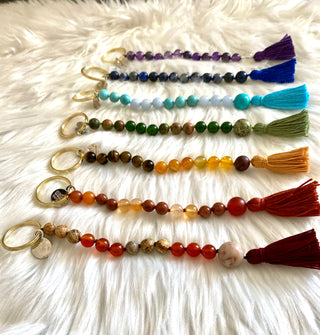 Rainbow Chakra 7 Keychain Collection