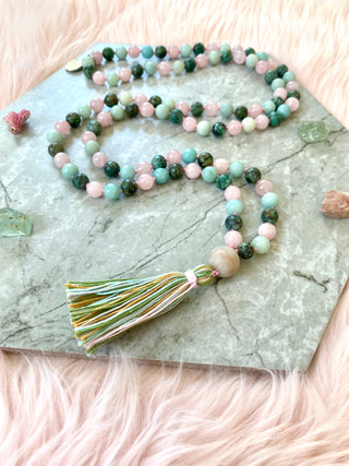 Nurturing the Garden of the Heart Mala Necklace